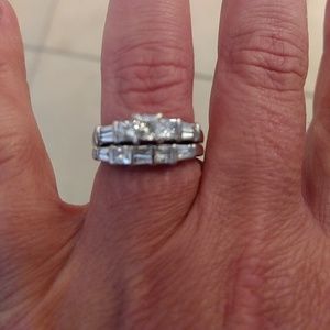 ***Final Sale***Diamond wedding set